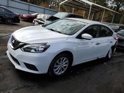 Salvage cars for sale at Austell, GA auction: 2019 Nissan Sentra S