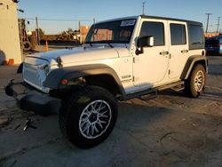 Salvage cars for sale at Sun Valley, CA auction: 2015 Jeep Wrangler Unlimited Sport