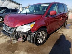 Salvage cars for sale at Pekin, IL auction: 2012 Volkswagen Routan SE