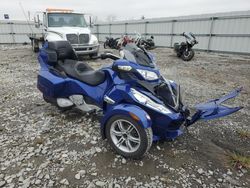 Salvage motorcycles for sale at Earlington, KY auction: 2012 Can-Am Spyder Roadster RT