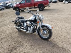 Salvage motorcycles for sale at Casper, WY auction: 2003 Harley-Davidson Flstci Anniversary
