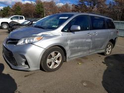 Salvage cars for sale from Copart Brookhaven, NY: 2018 Toyota Sienna LE