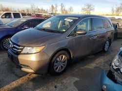 Salvage cars for sale from Copart Bridgeton, MO: 2015 Honda Odyssey EX