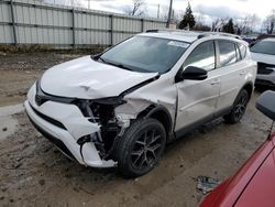 Salvage cars for sale from Copart Lansing, MI: 2018 Toyota Rav4 SE