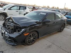Salvage cars for sale from Copart Sikeston, MO: 2021 Honda Civic Sport