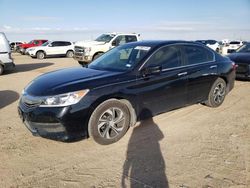 Salvage cars for sale from Copart Amarillo, TX: 2017 Honda Accord LX