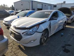 Salvage cars for sale at Vallejo, CA auction: 2012 Hyundai Sonata Hybrid