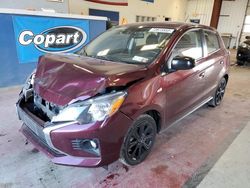 Salvage cars for sale from Copart Angola, NY: 2022 Mitsubishi Mirage SE