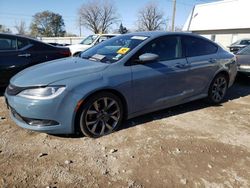 Salvage cars for sale at Ham Lake, MN auction: 2015 Chrysler 200 S
