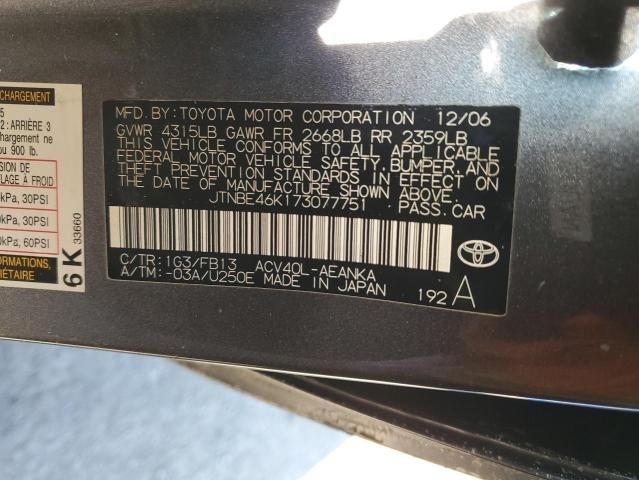 2007 Toyota Camry CE