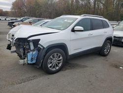 Salvage cars for sale from Copart Glassboro, NJ: 2019 Jeep Cherokee Latitude Plus