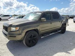 Salvage cars for sale from Copart Arcadia, FL: 2007 Honda Ridgeline RTL