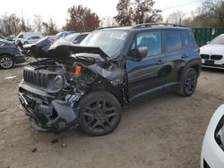 Salvage cars for sale from Copart Baltimore, MD: 2021 Jeep Renegade Latitude