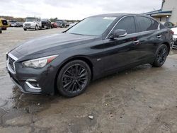 Salvage cars for sale at Memphis, TN auction: 2019 Infiniti Q50 Luxe