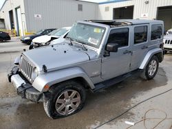 Salvage cars for sale at New Orleans, LA auction: 2013 Jeep Wrangler Unlimited Sahara