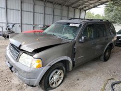 Salvage cars for sale from Copart Midway, FL: 2002 Ford Explorer XLS