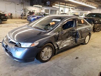 Salvage cars for sale from Copart Wheeling, IL: 2006 Honda Civic Hybrid