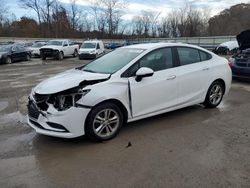 Salvage cars for sale from Copart Ellwood City, PA: 2017 Chevrolet Cruze LT