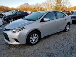 Salvage cars for sale from Copart North Billerica, MA: 2015 Toyota Corolla L