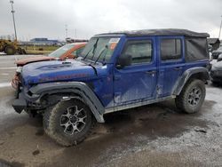 Salvage cars for sale from Copart Woodhaven, MI: 2019 Jeep Wrangler Unlimited Rubicon