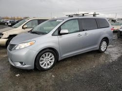 Salvage cars for sale from Copart Eugene, OR: 2013 Toyota Sienna XLE