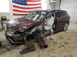 Salvage cars for sale from Copart Lyman, ME: 2018 Lincoln MKX Reserve