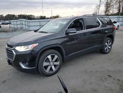 Chevrolet salvage cars for sale: 2020 Chevrolet Traverse LT