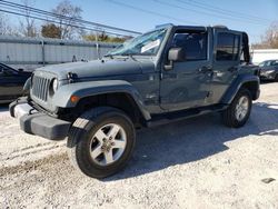 Salvage cars for sale from Copart Walton, KY: 2014 Jeep Wrangler Unlimited Sahara