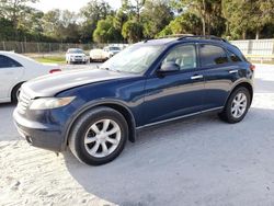 Salvage cars for sale from Copart Fort Pierce, FL: 2005 Infiniti FX35