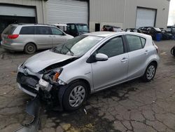 Salvage cars for sale at Woodburn, OR auction: 2015 Toyota Prius C