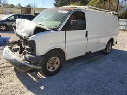 Salvage trucks for sale at Knightdale, NC auction: 2003 Chevrolet Express G1500