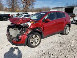 Salvage cars for sale at Kansas City, KS auction: 2017 KIA Sportage LX