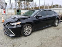 Salvage cars for sale at Spartanburg, SC auction: 2021 Toyota Camry LE