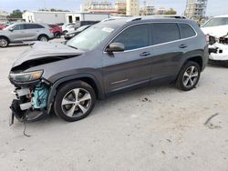 Salvage cars for sale at New Orleans, LA auction: 2019 Jeep Cherokee Limited