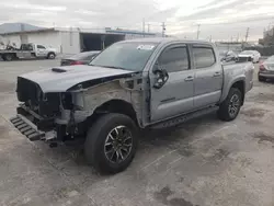 Salvage cars for sale from Copart Sun Valley, CA: 2021 Toyota Tacoma Double Cab