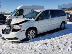 Salvage cars for sale from Copart Woodhaven, MI: 2016 Dodge Grand Caravan SE