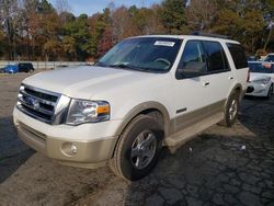 Ford Expedition salvage cars for sale: 2007 Ford Expedition Eddie Bauer