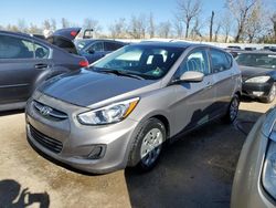 Salvage cars for sale at Bridgeton, MO auction: 2017 Hyundai Accent SE