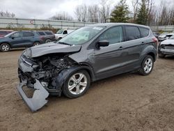 Salvage cars for sale from Copart Davison, MI: 2015 Ford Escape SE