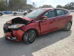 Salvage cars for sale from Copart Ocala, FL: 2016 Ford Focus Titanium