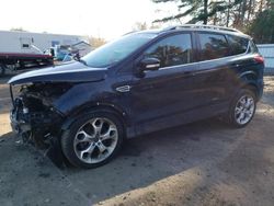 Salvage cars for sale from Copart Lyman, ME: 2014 Ford Escape Titanium