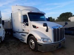 Salvage trucks for sale at Colton, CA auction: 2018 Peterbilt 579