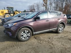 Salvage cars for sale at Candia, NH auction: 2018 Toyota Rav4 LE