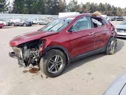 Salvage cars for sale at Eldridge, IA auction: 2017 Hyundai Santa FE Sport