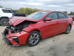 KIA Forte FE salvage cars for sale: 2020 KIA Forte FE