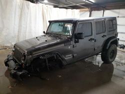 Salvage cars for sale from Copart Ebensburg, PA: 2014 Jeep Wrangler Unlimited Sport