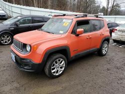 Salvage cars for sale at Center Rutland, VT auction: 2015 Jeep Renegade Latitude
