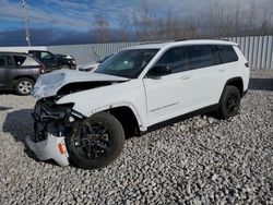 Salvage cars for sale at Wayland, MI auction: 2023 Jeep Grand Cherokee L Laredo