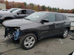 Salvage cars for sale from Copart Exeter, RI: 2023 Jeep Compass Sport