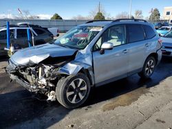 Subaru salvage cars for sale: 2018 Subaru Forester 2.5I Premium